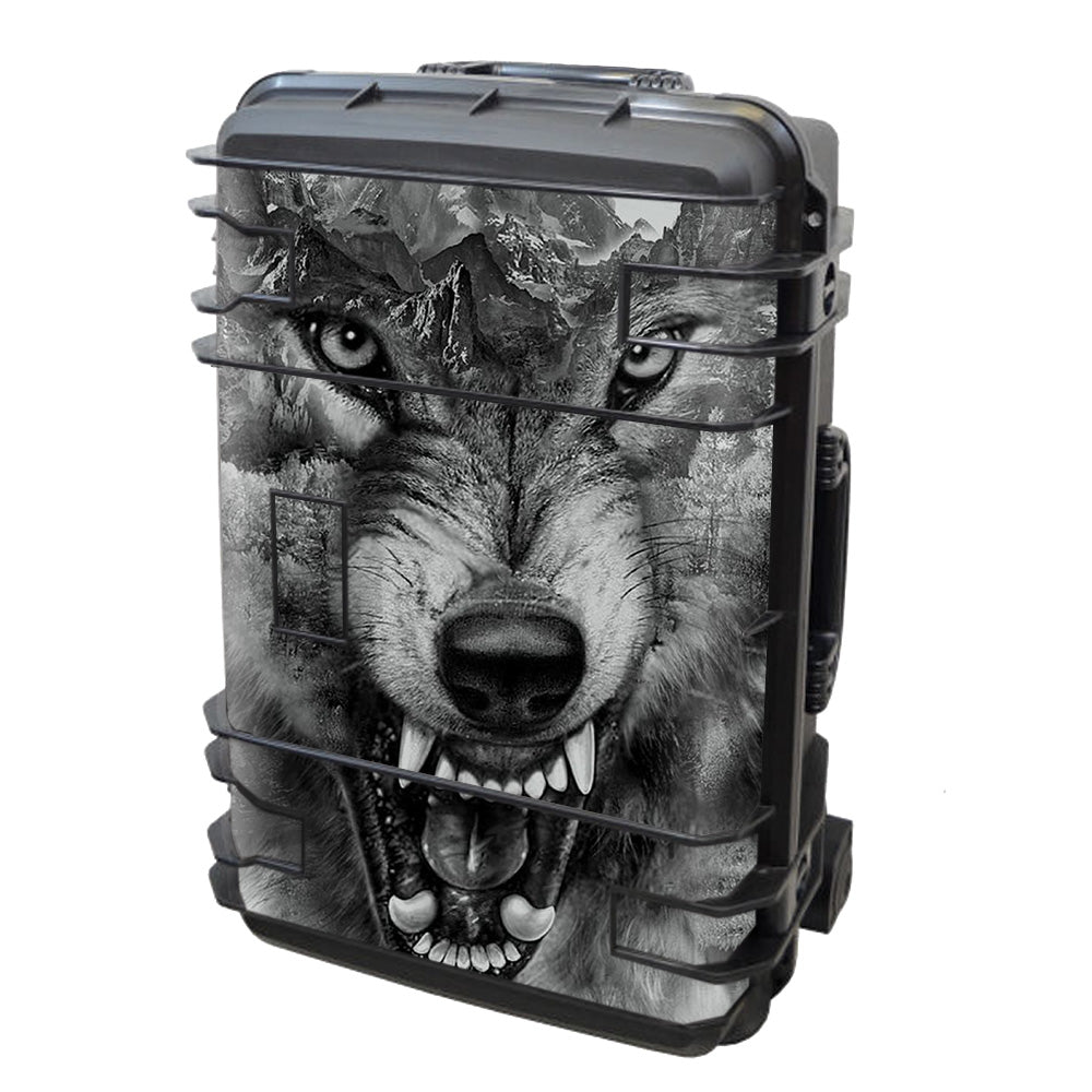  Angry Wolf Growling Mountains Seahorse Case Se-920 Skin