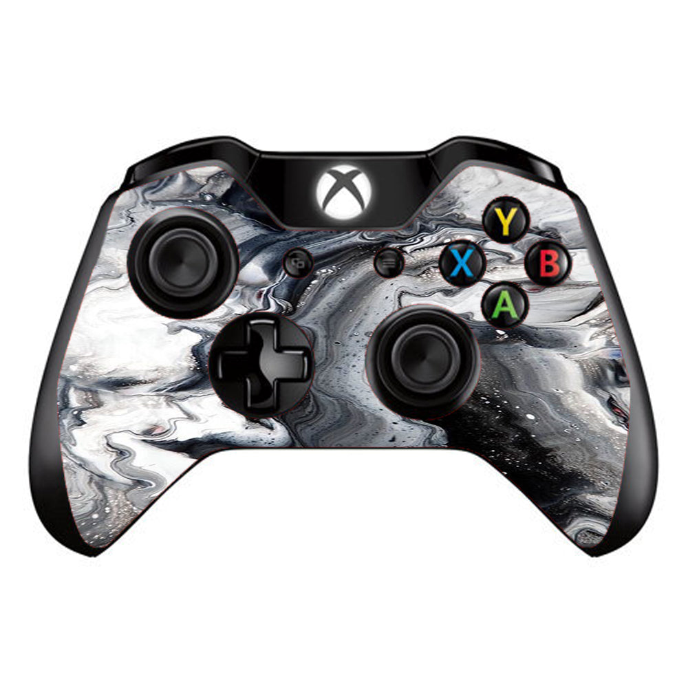  Marble White Grey Swirl Beautiful Microsoft Xbox One Controller Skin