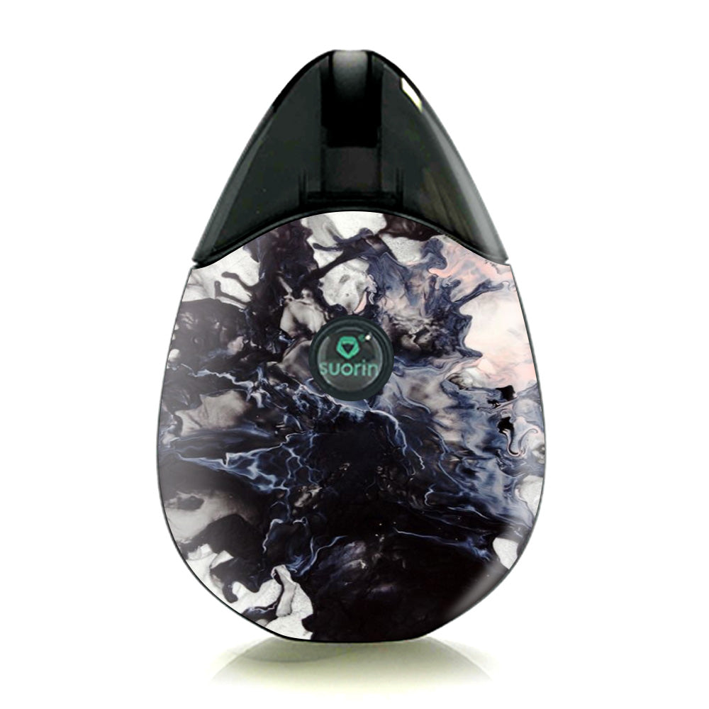  Black White Swirls Marble Granite Suorin Drop Skin