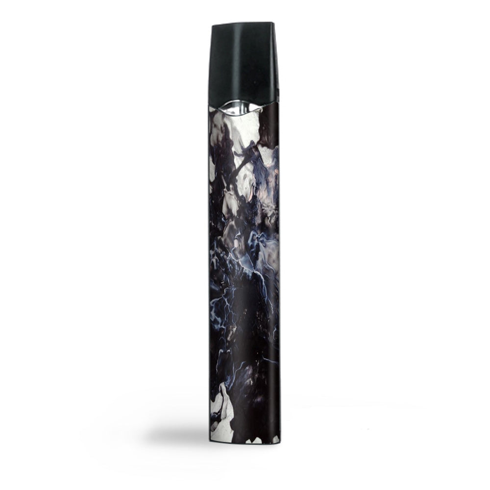  Black White Swirls Marble Granite Smok Infinix Ultra Portable Skin