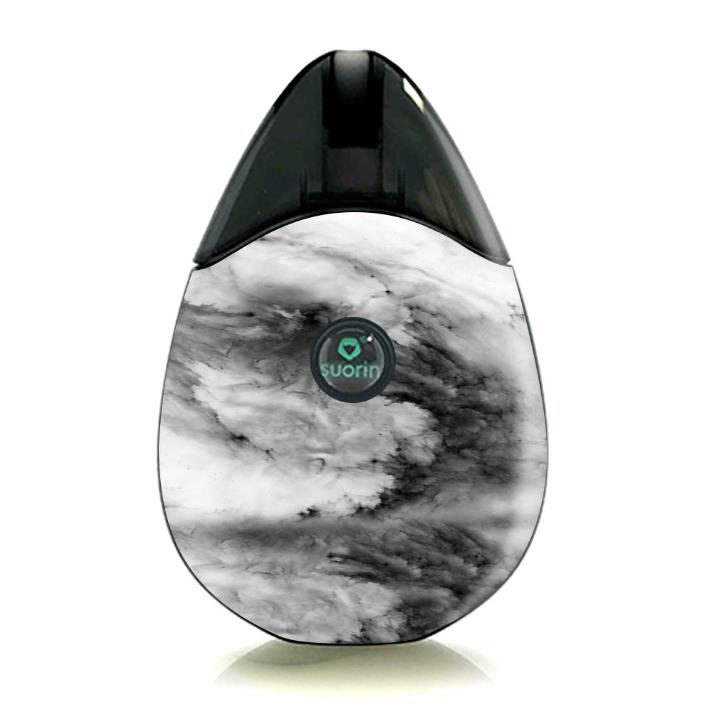  Black White Swirls Marble Granite Suorin Drop Skin