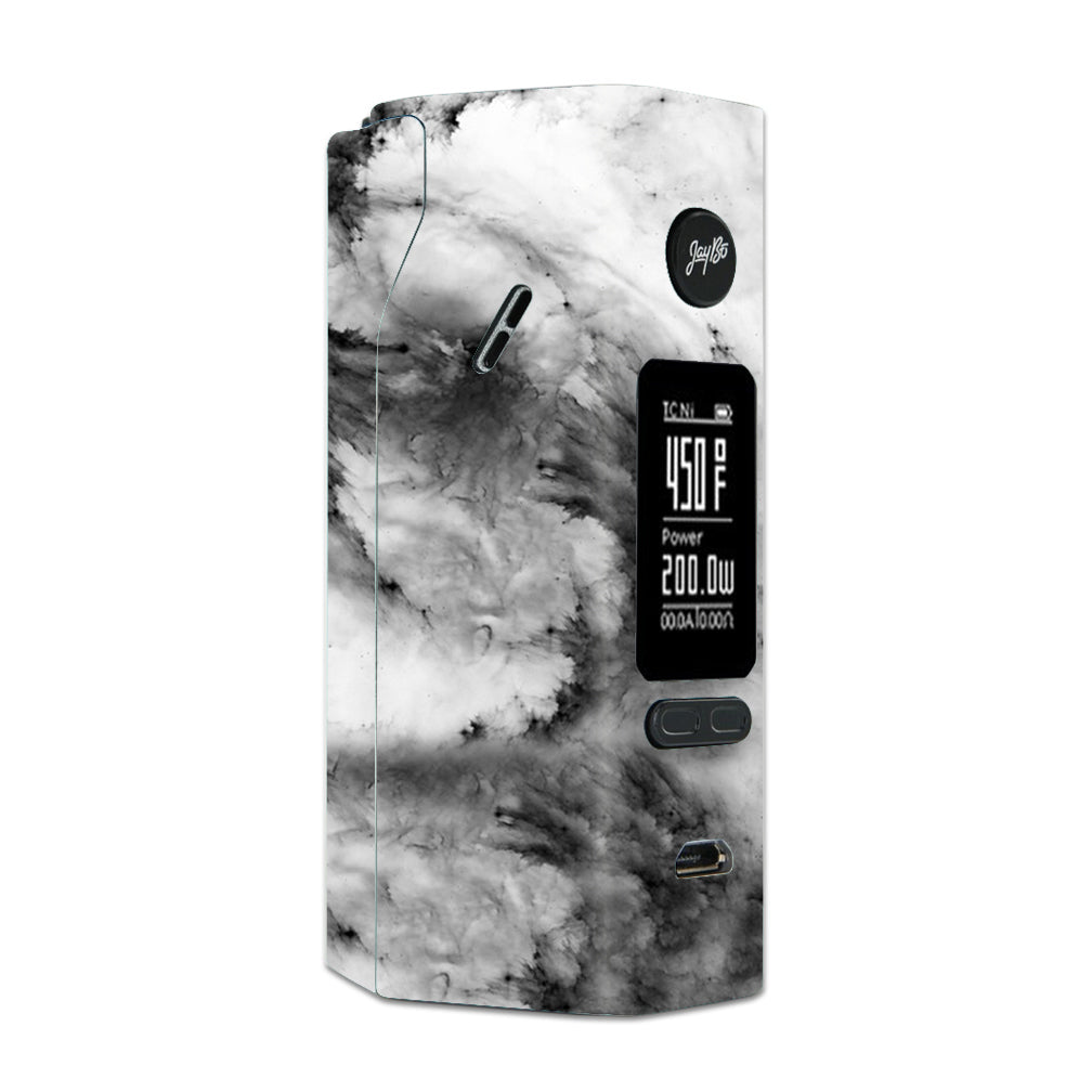  Black White Swirls Marble Granite Wismec Reuleaux RX 2/3 combo kit Skin