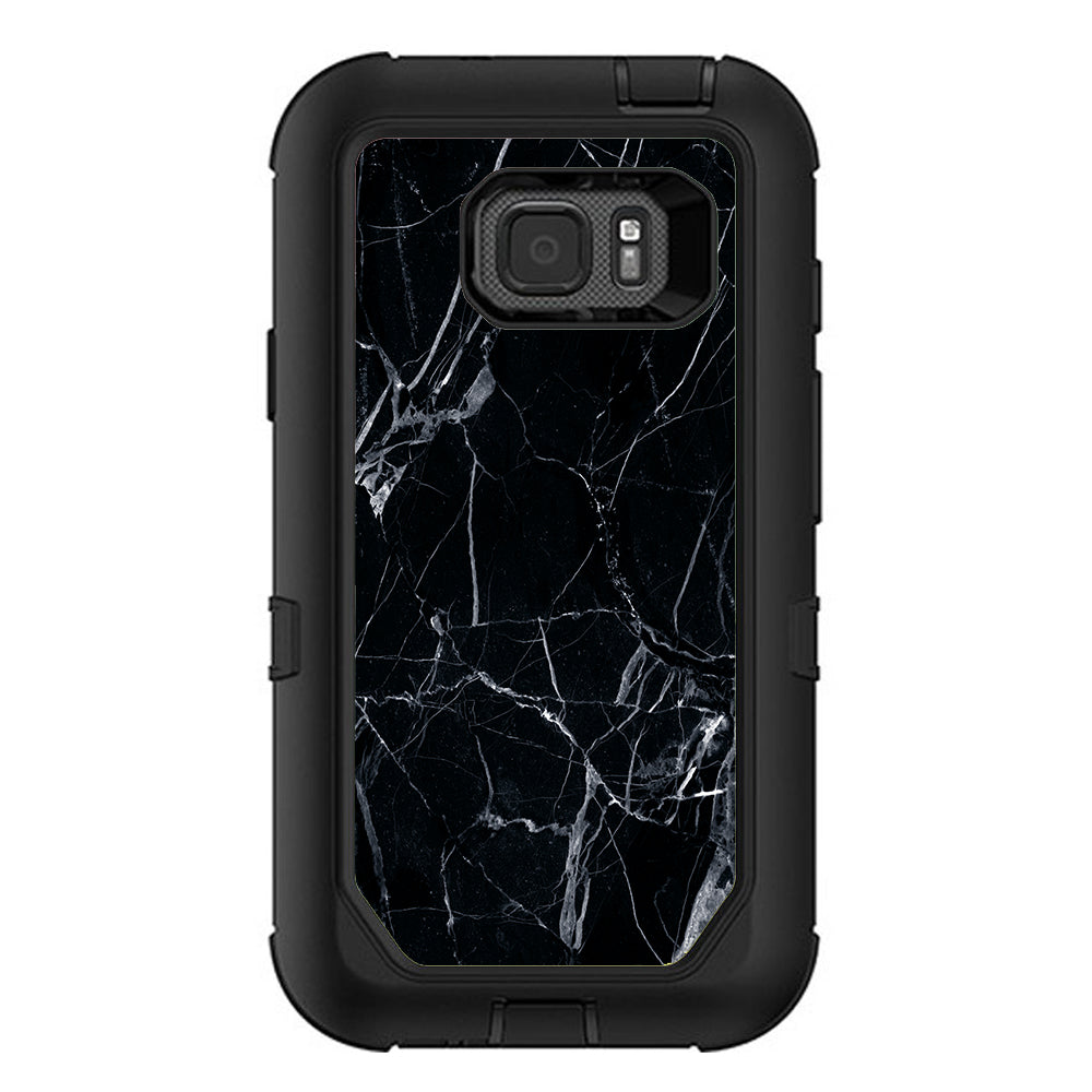  Black Marble Granite White Otterbox Defender Samsung Galaxy S7 Active Skin