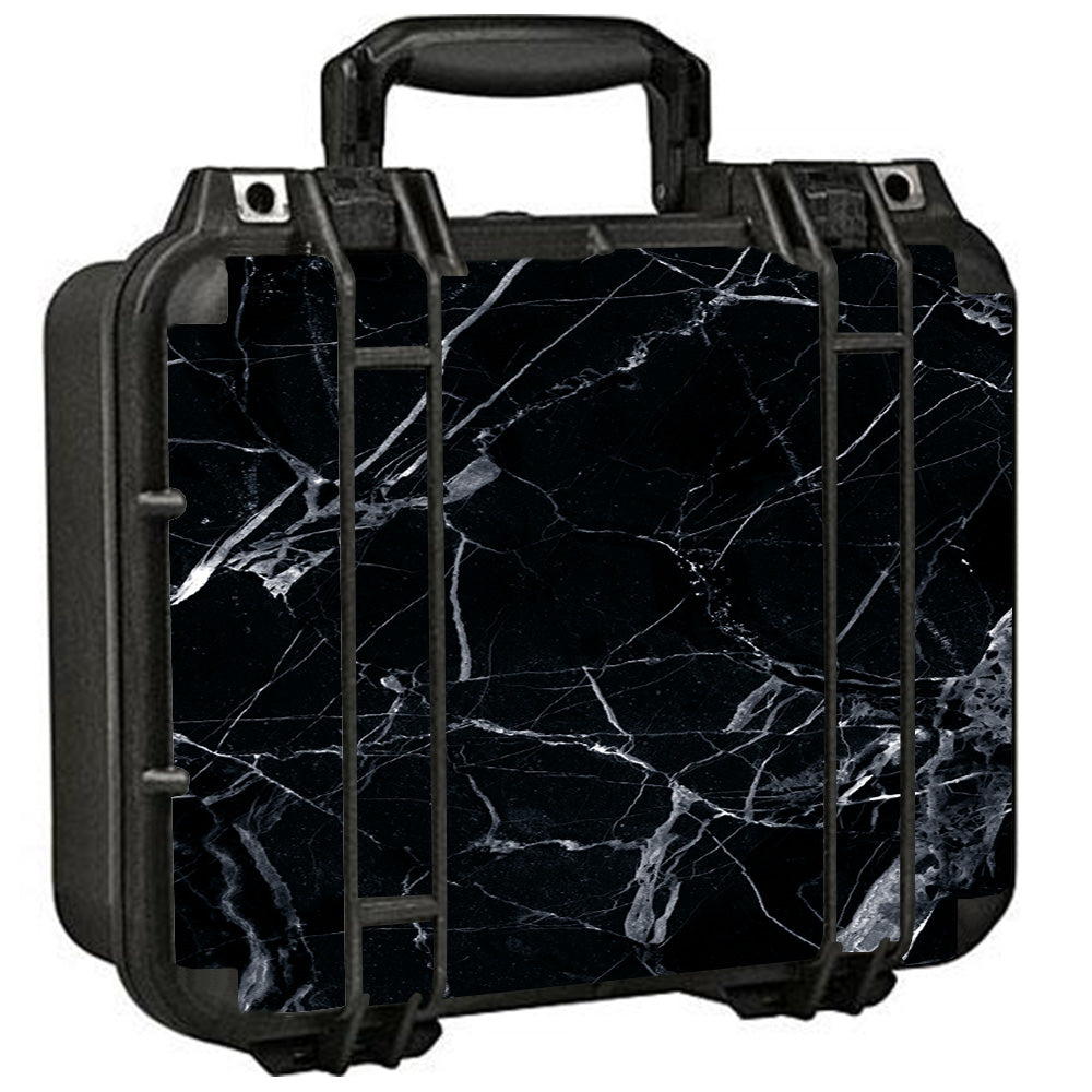  Black Marble Granite White Pelican Case 1400 Skin
