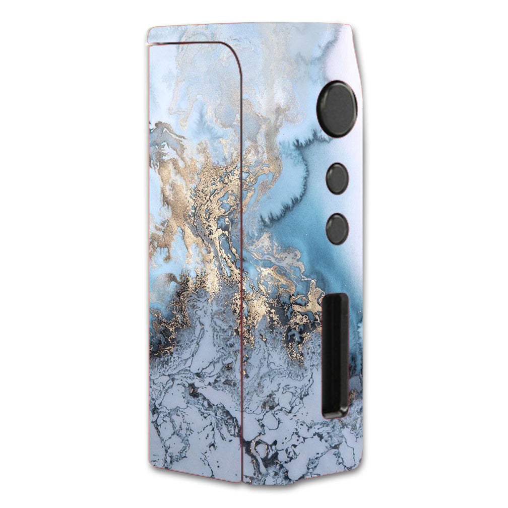  Blue Gold Grey Marble Pattern Clouds Pioneer4You iPVD2 75W Skin
