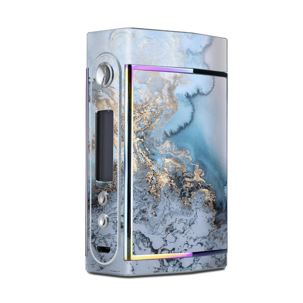  Blue Gold Grey Marble Pattern Clouds  Too VooPoo Skin