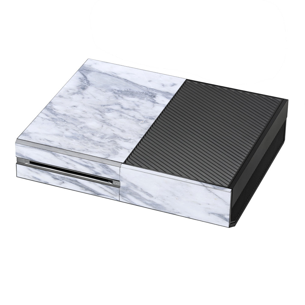  Grey White Standard Marble Microsoft Xbox One Skin