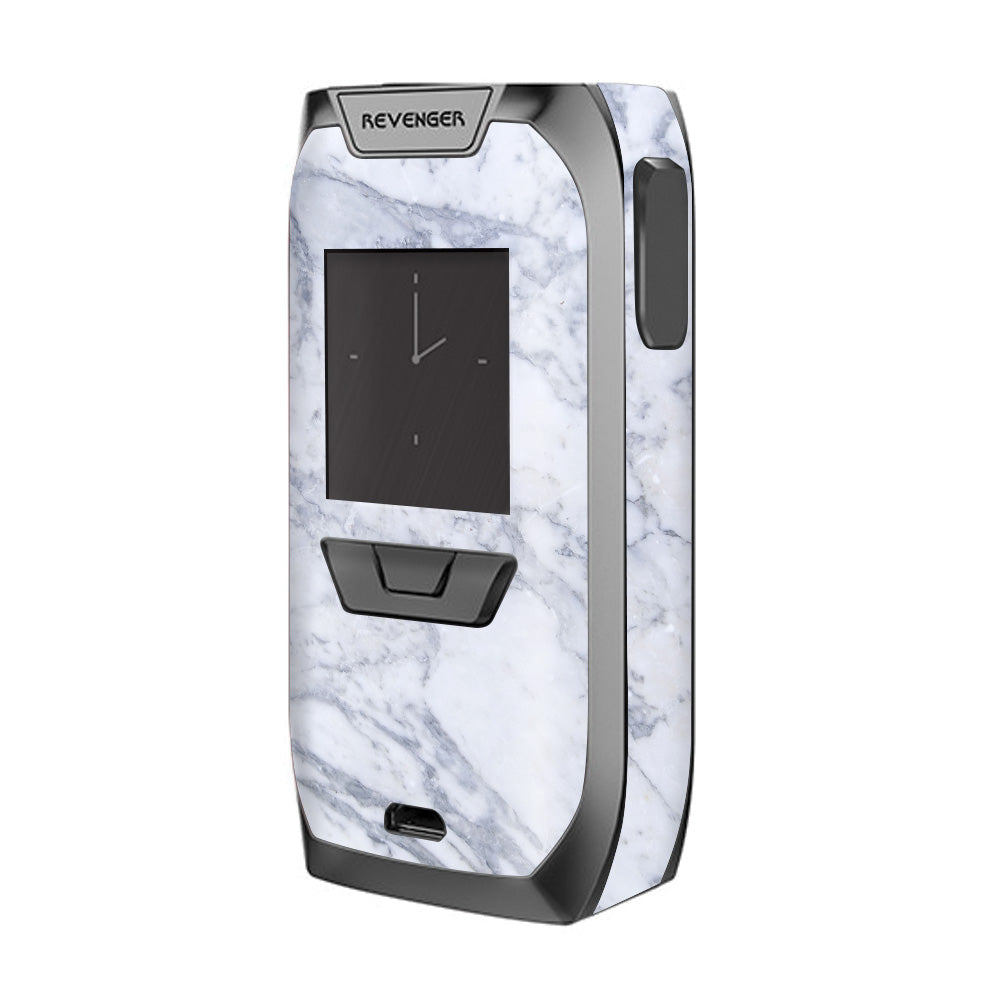  Grey White Standard Marble Vaporesso Revenger Skin