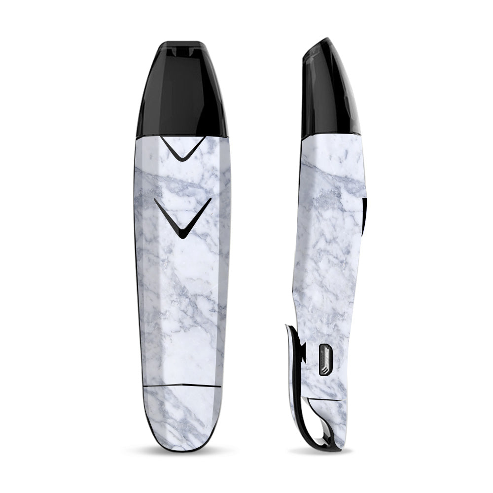 Skin Decal for Suorin Vagon  Vape / Grey White Standard Marble