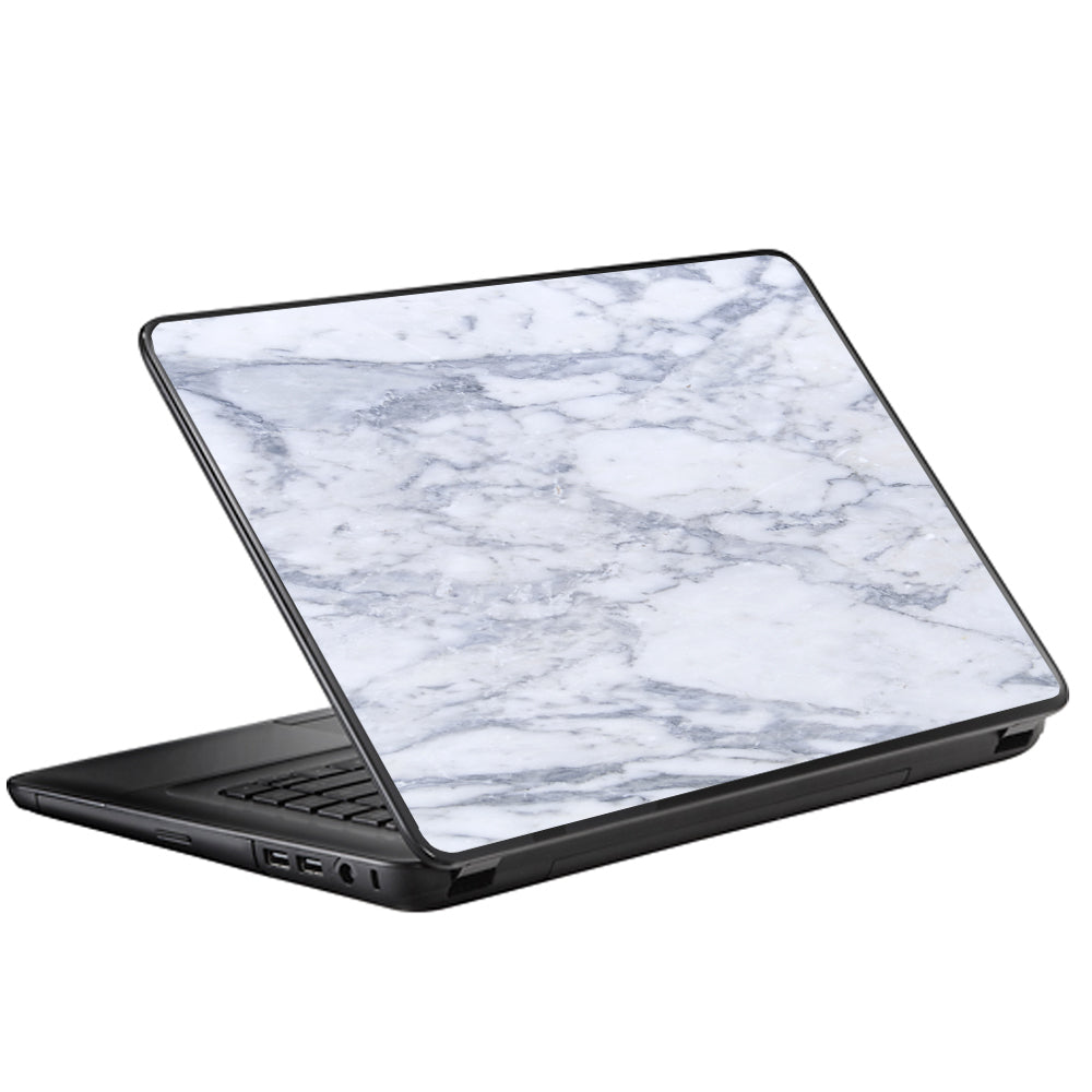  Grey White Standard Marble Universal 13 to 16 inch wide laptop Skin