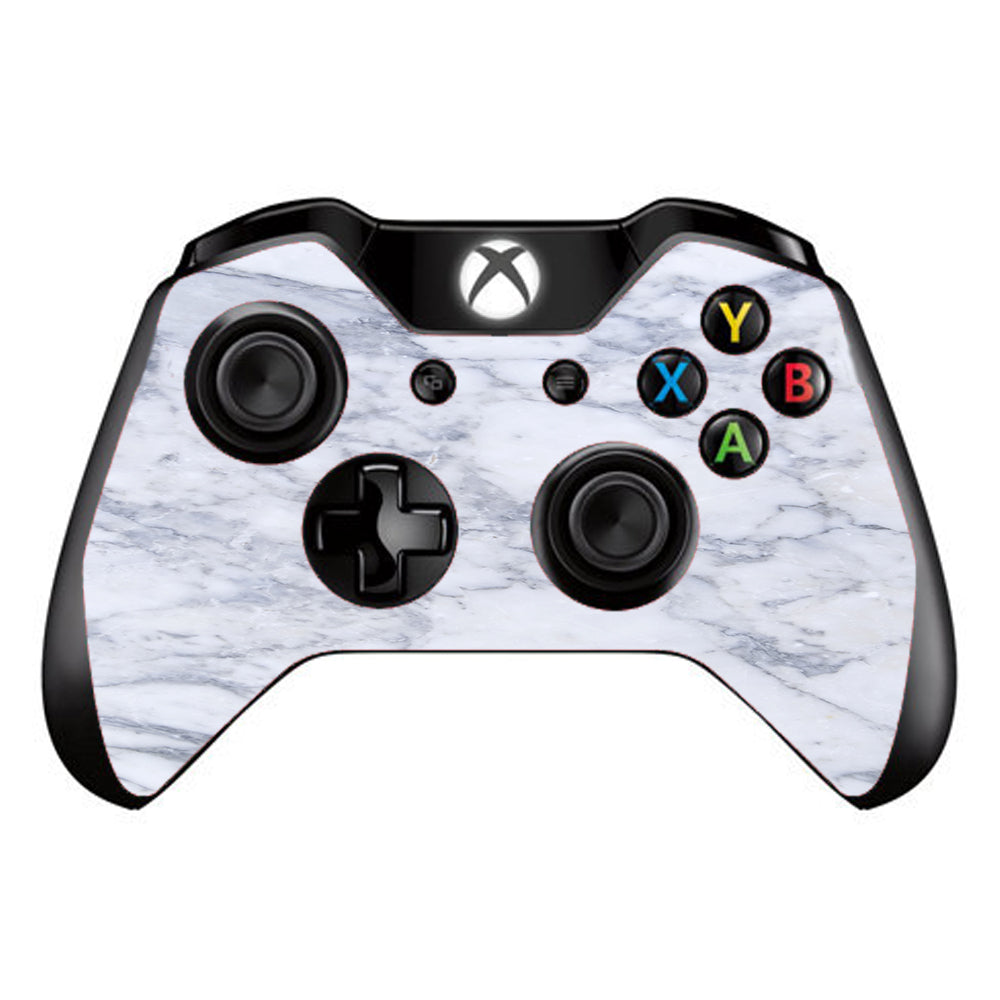  Grey White Standard Marble Microsoft Xbox One Controller Skin