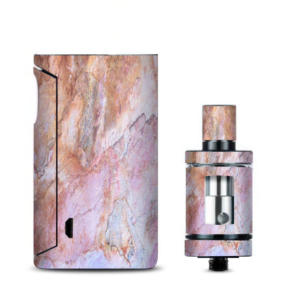  Rose Peach Pink Marble Pattern Vaporesso Drizzle Fit Skin