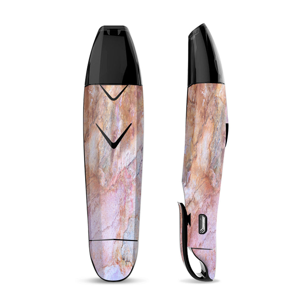 Skin Decal for Suorin Vagon  Vape / Rose Peach Pink Marble Pattern