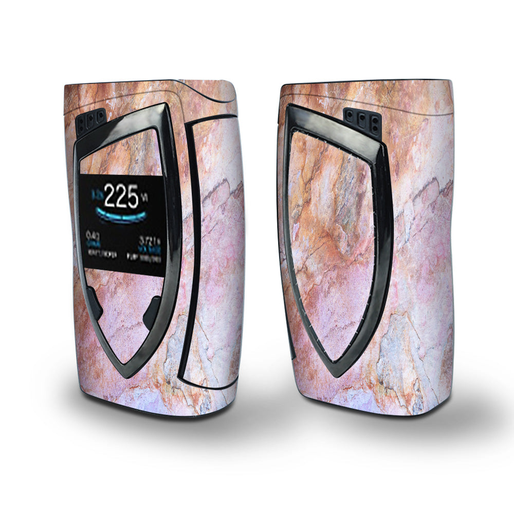 Skin Decal Vinyl Wrap for Smok Devilkin Kit 225w (includes TFV12 Prince Tank Skins) Vape Skins Stickers Cover / Rose Peach Pink Marble Pattern