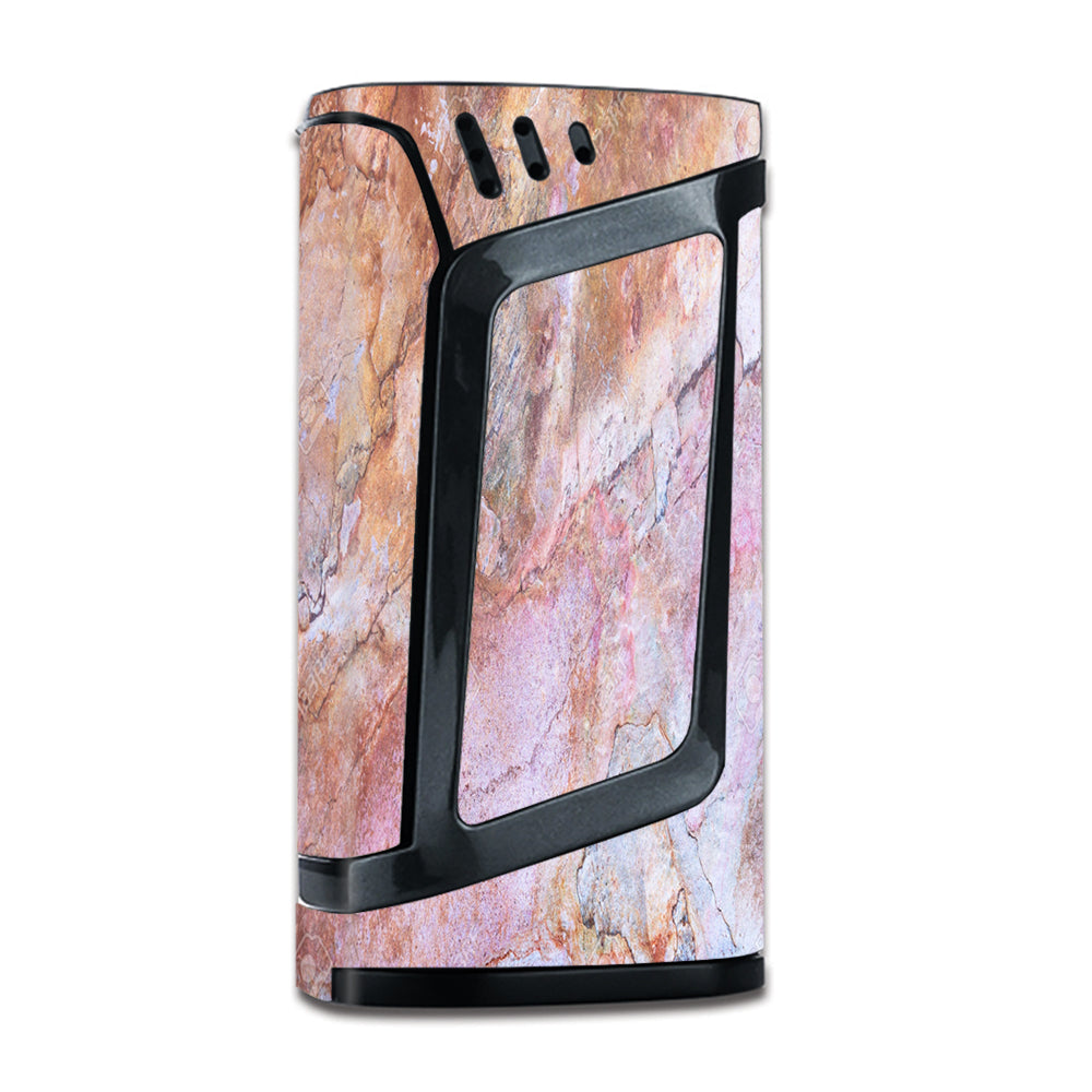  Rose Peach Pink Marble Pattern Smok Alien 220W Skin