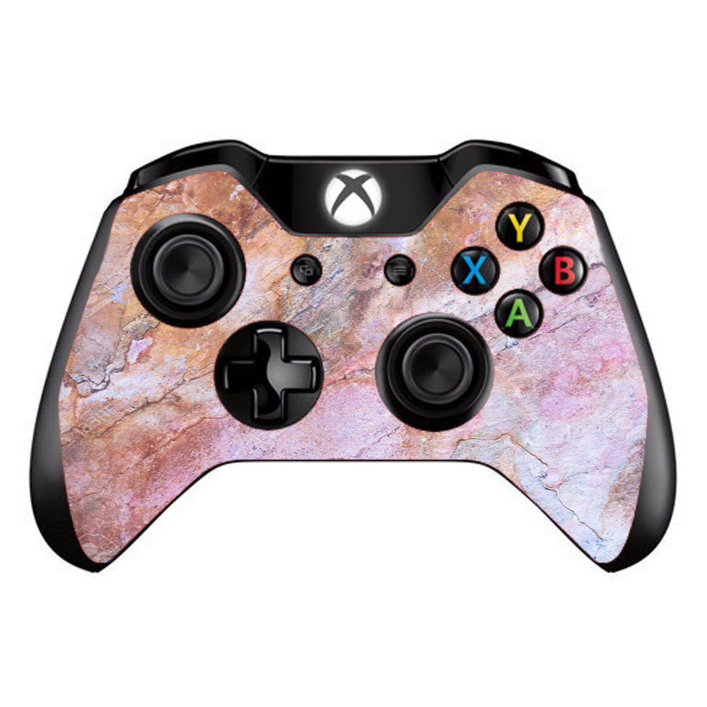  Rose Peach Pink Marble Pattern Microsoft Xbox One Controller Skin