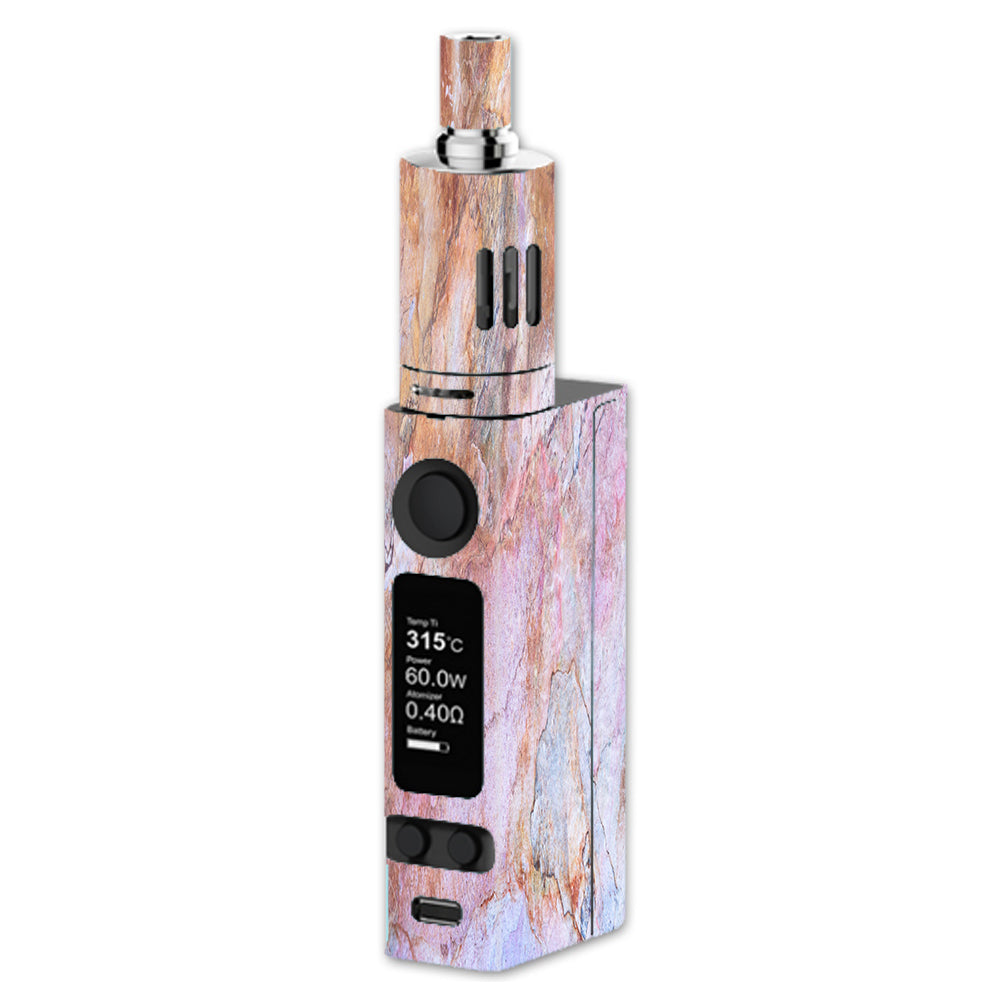  Rose Peach Pink Marble Pattern Joyetech Evic VTC Mini Skin