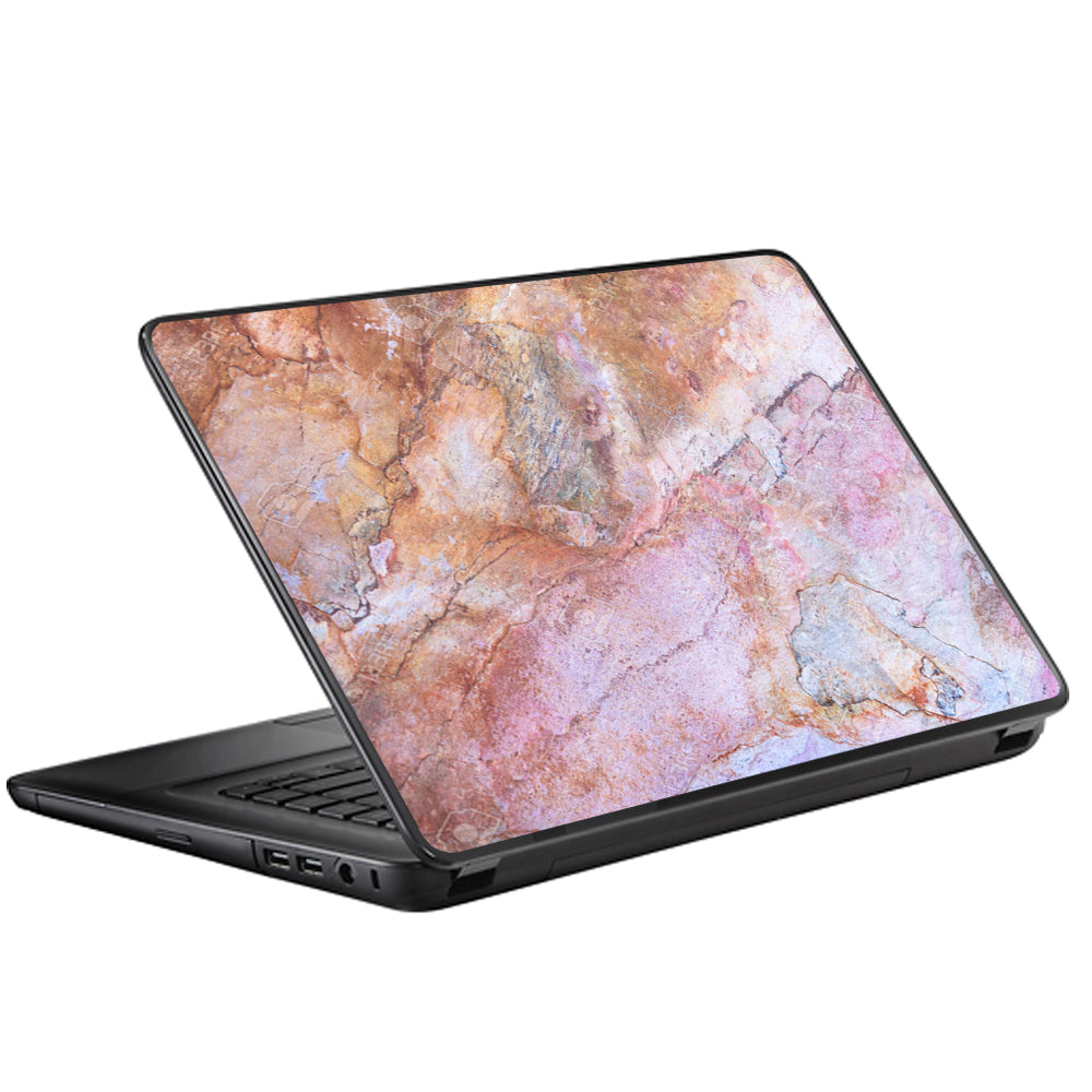  Rose Peach Pink Marble Pattern Universal 13 to 16 inch wide laptop Skin