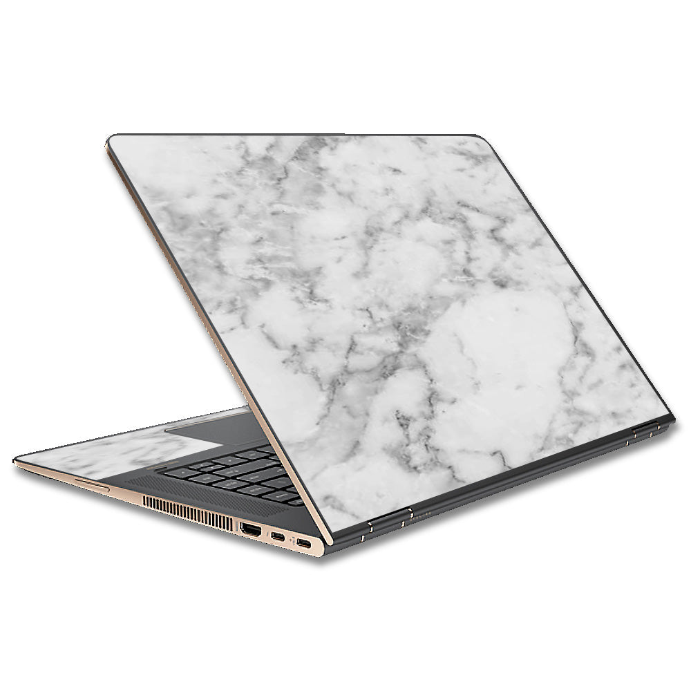  Grey And White Marble Panel HP Spectre x360 13t Skin