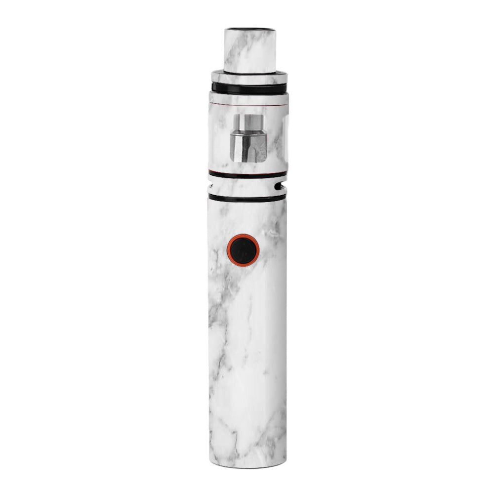  Grey And White Marble Panel Smok Stick V8 Skin