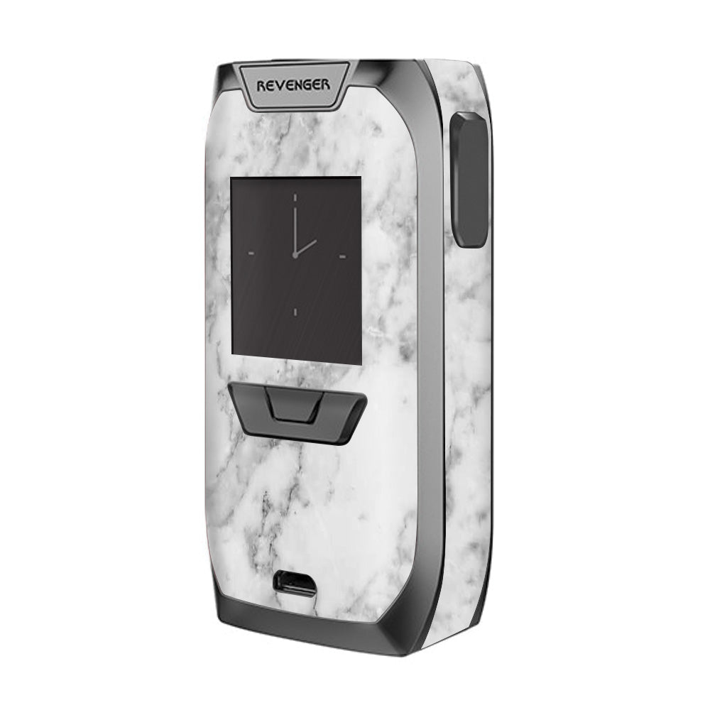  Grey And White Marble Panel Vaporesso Revenger Skin