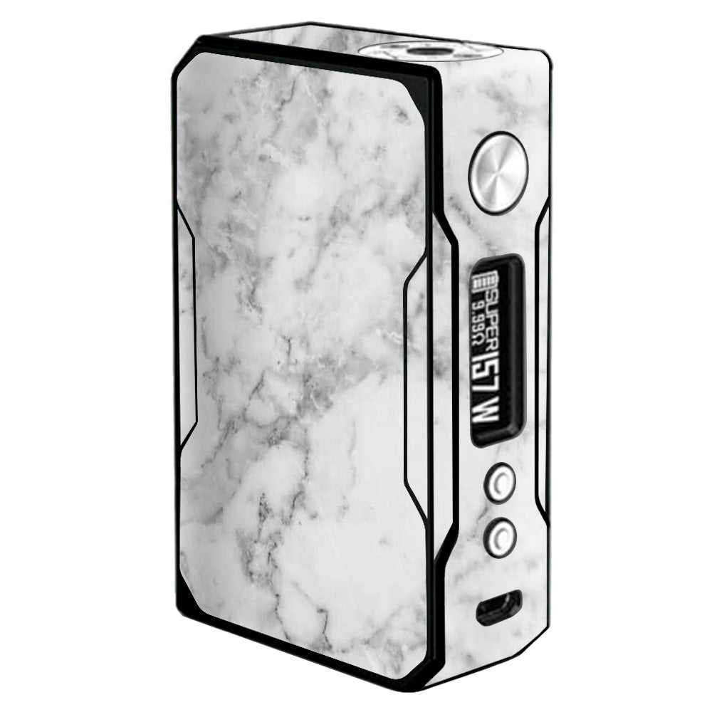  Grey And White Marble Panel Voopoo Drag 157w Skin