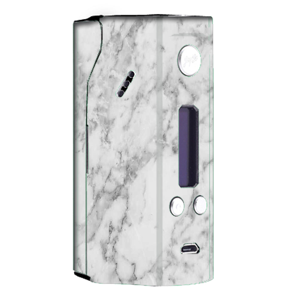  Grey And White Marble Panel Wismec Reuleaux RX200  Skin