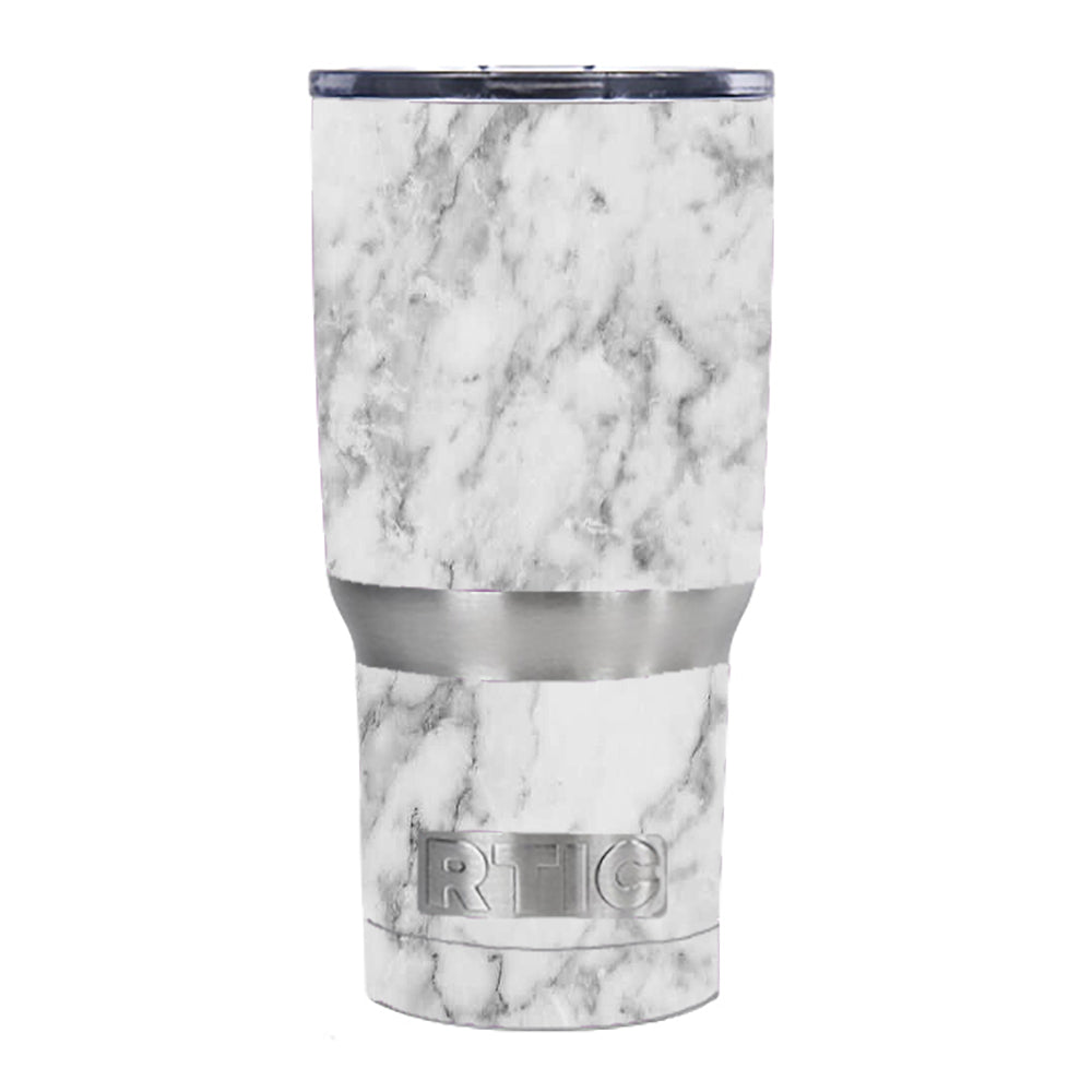 Skin Decal for RTIC20 oz Rambler Tumbler / Grey and White Marble panel –  itsaskin.com