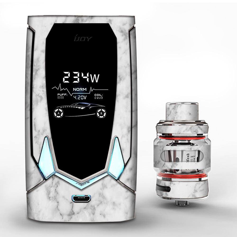 Grey And White Marble Panel iJoy Avenger 270 Skin