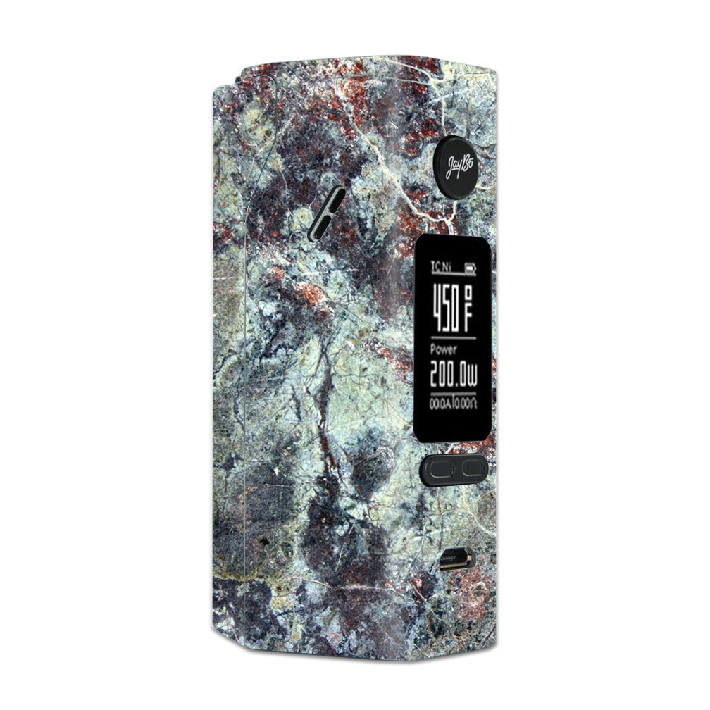  Rough Marble Grey Red Blue Granite Wismec Reuleaux RX 2/3 combo kit Skin