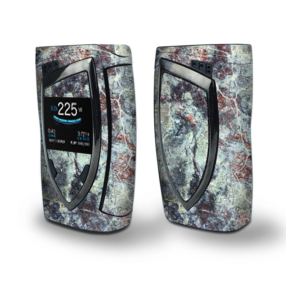 Skin Decal Vinyl Wrap for Smok Devilkin Kit 225w (includes TFV12 Prince Tank Skins) Vape Skins Stickers Cover / Rough Marble Grey Red Blue Granite