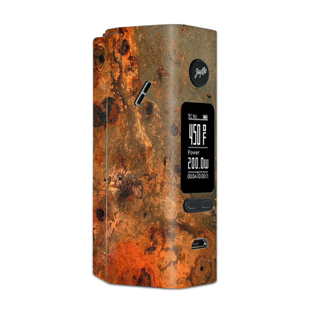  Rusty Metal Panel Steel Rusted Wismec Reuleaux RX 2/3 combo kit Skin