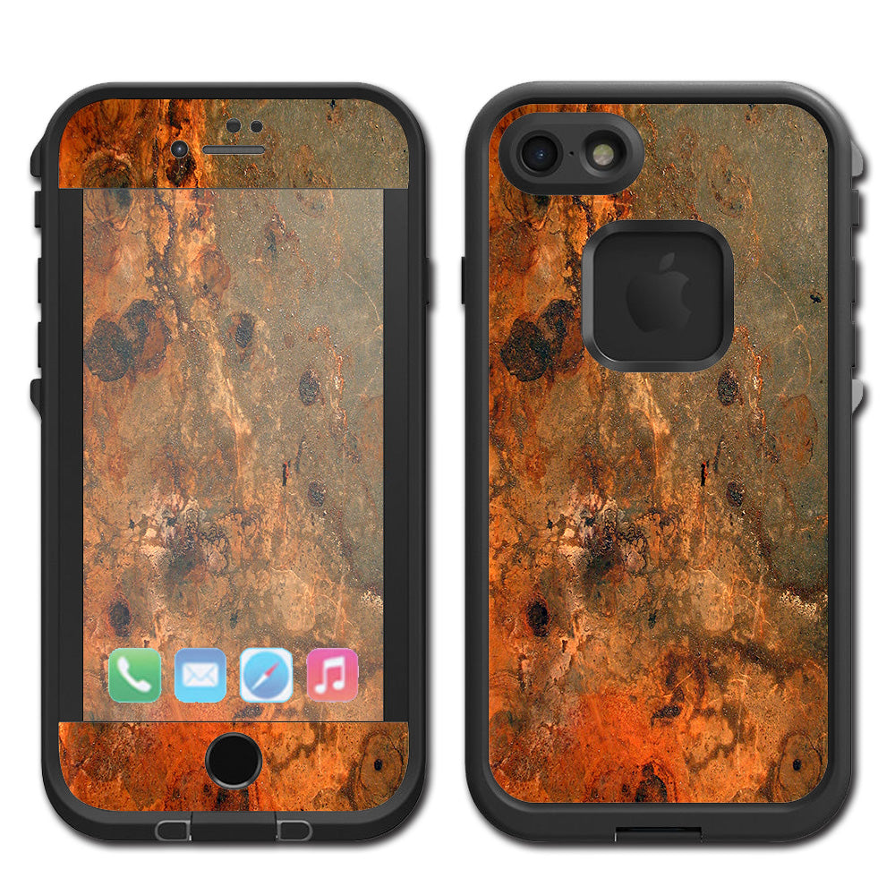  Rusty Metal Panel Steel Rusted Lifeproof Fre iPhone 7 or iPhone 8 Skin