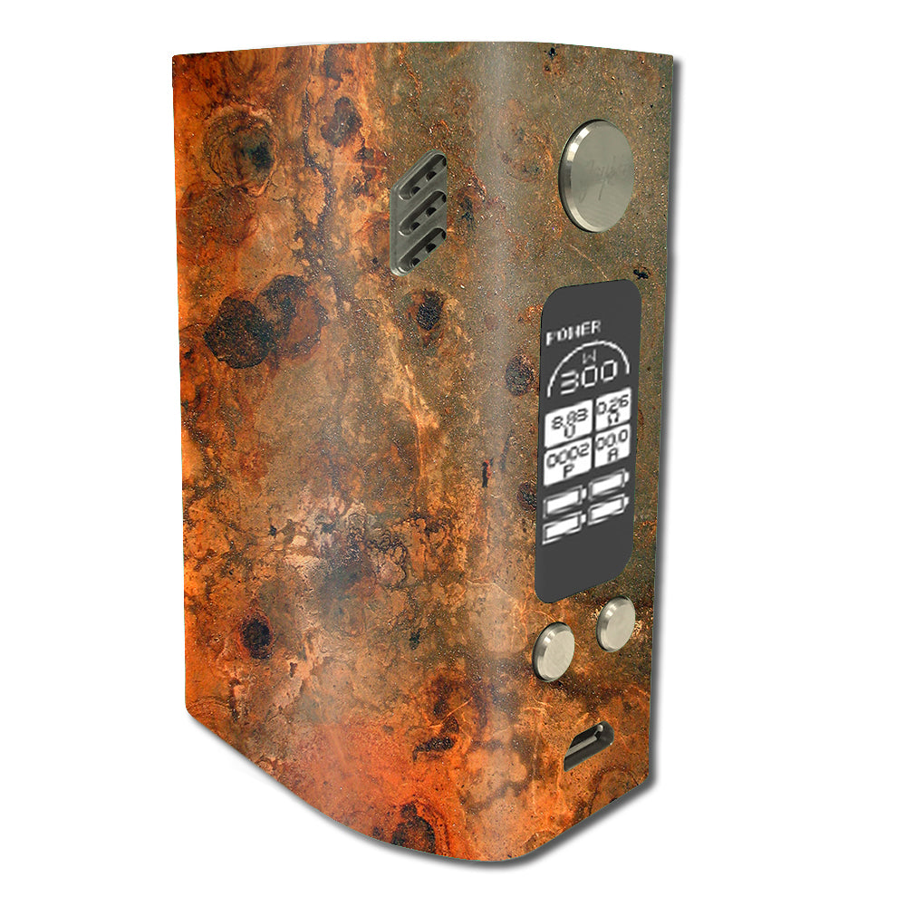  Rusty Metal Panel Steel Rusted Wismec Reuleaux RX300 Skin