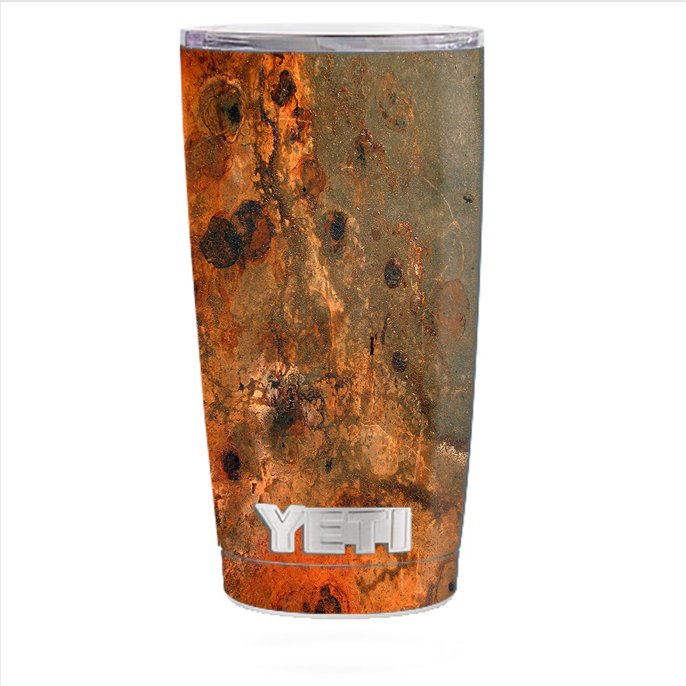  Rusty Metal Panel Steel Rusted Yeti 20oz Rambler Tumbler Skin