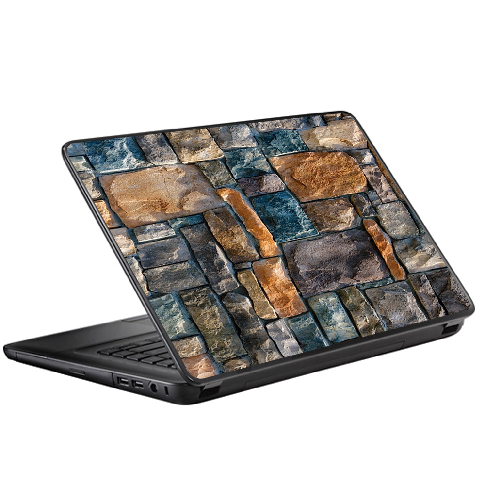  Aged Used Rough Dirty Brick Wall Panel Universal 13 to 16 inch wide laptop Skin