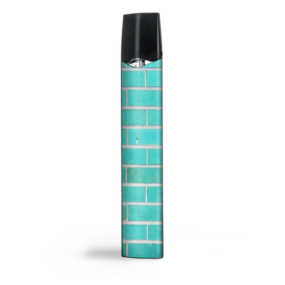  Teal Baby Blue Brick Wall Smok Infinix Ultra Portable Skin