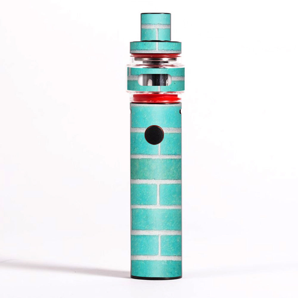  Teal Baby Blue Brick Wall Smok Pen 22 Light Edition Skin