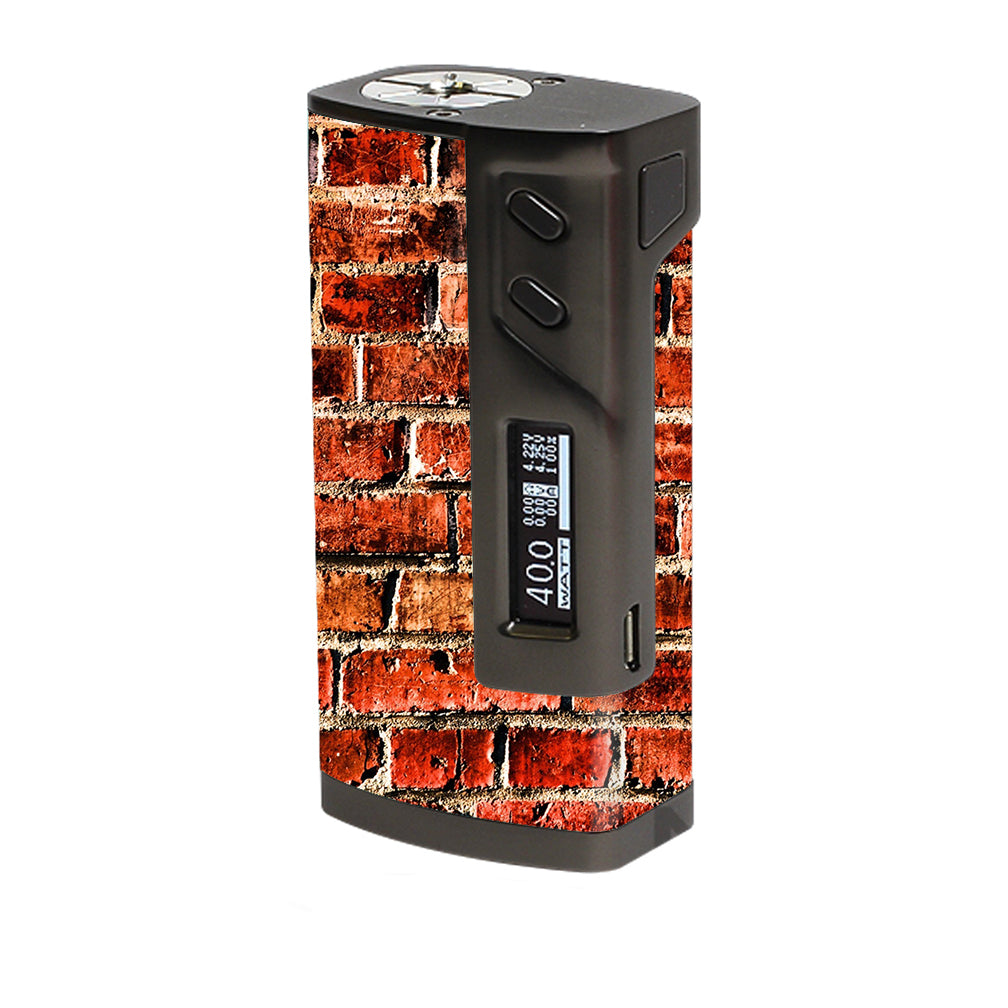  Red Brick Wall Rough Brickhouse Sigelei 213W Skin