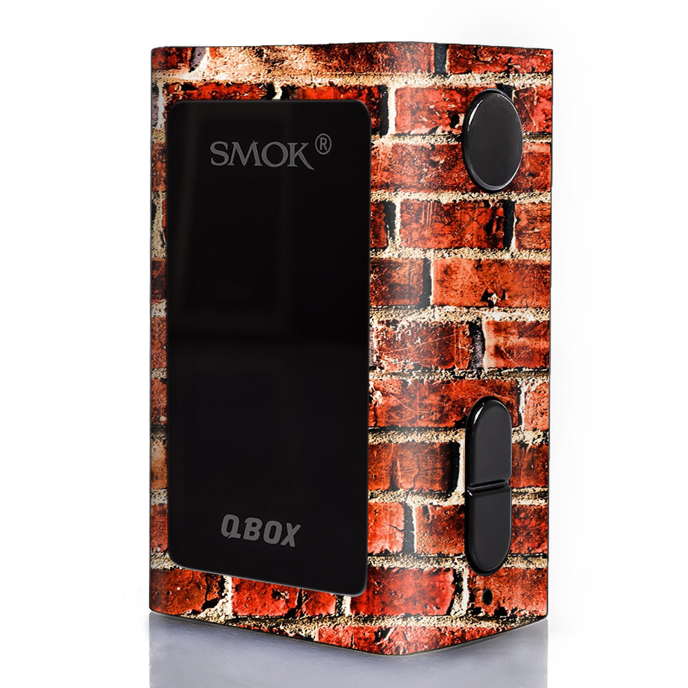  Red Brick Wall Rough Brickhouse Smok Q-Box Skin