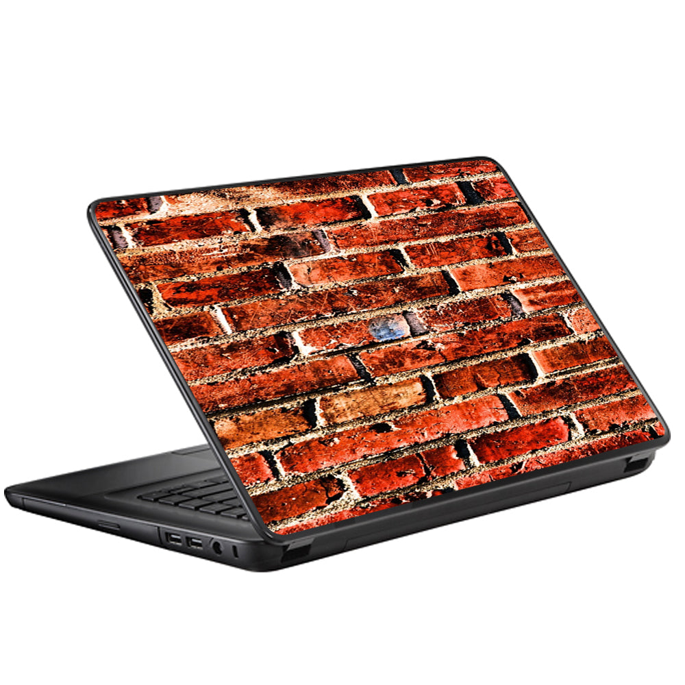  Red Brick Wall Rough Brickhouse Universal 13 to 16 inch wide laptop Skin