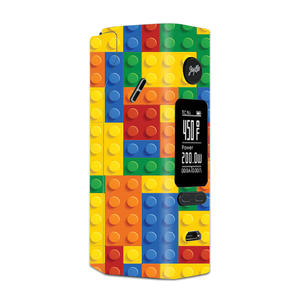  Playing Blocks Bricks Colorful Snap Wismec Reuleaux RX 2/3 combo kit Skin