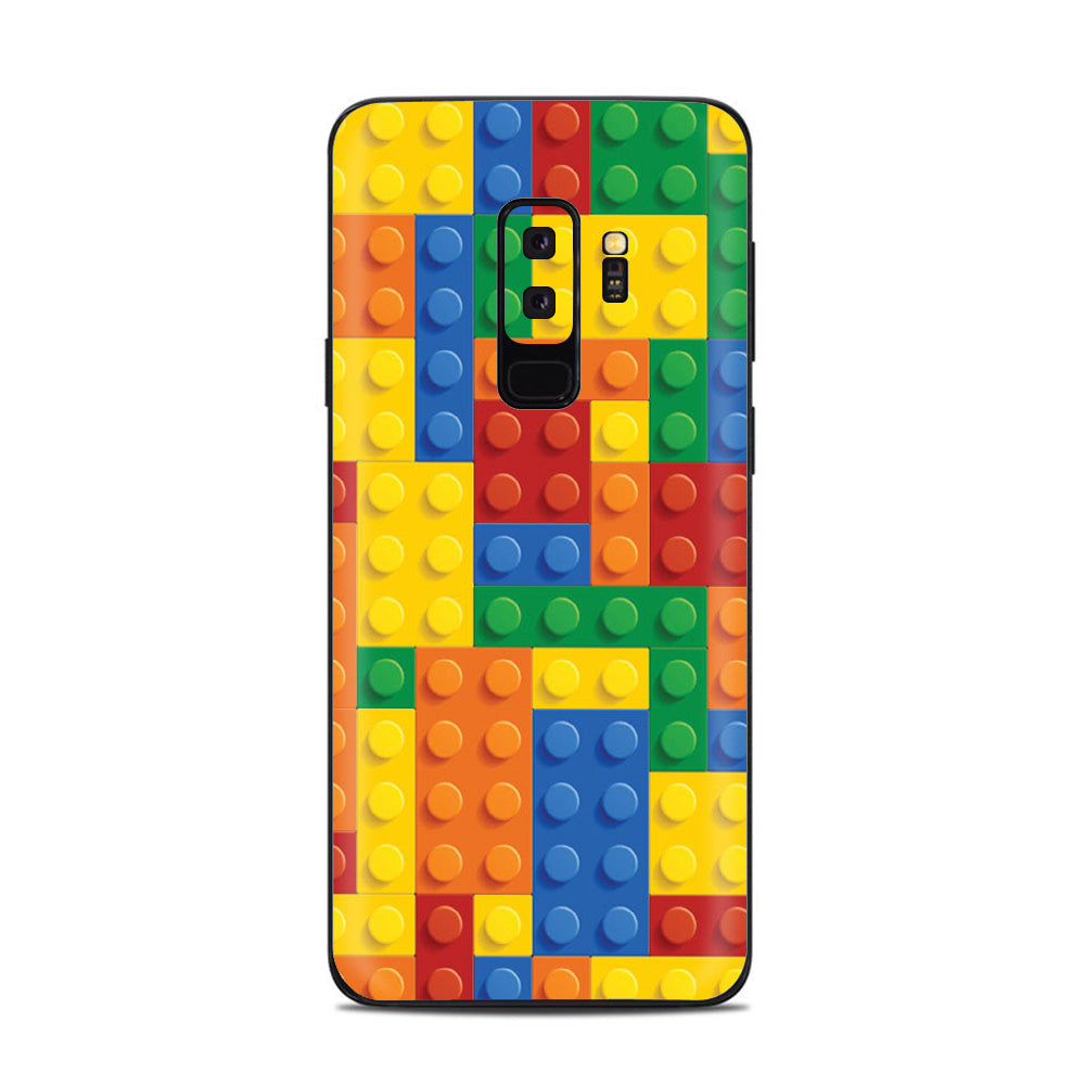  Playing Blocks Bricks Colorful Snap  Samsung Galaxy S9 Plus Skin