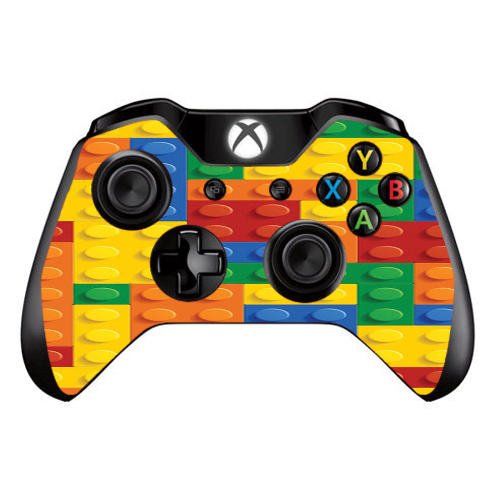  Playing Blocks Bricks Colorful Snap  Microsoft Xbox One Controller Skin