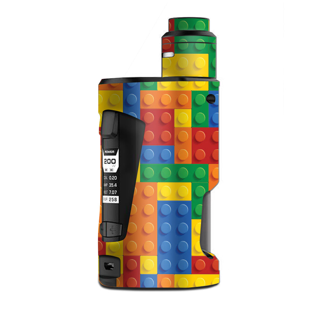  Playing Blocks Bricks Colorful Snap  G Box Squonk Geek Vape Skin