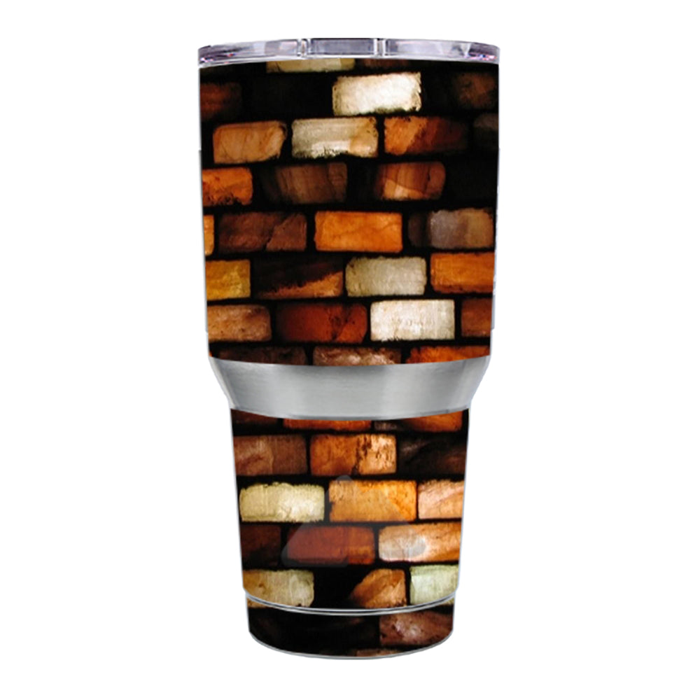  Stained Glass Bricks Brick Wall Ozark Trail 30oz Tumbler Skin