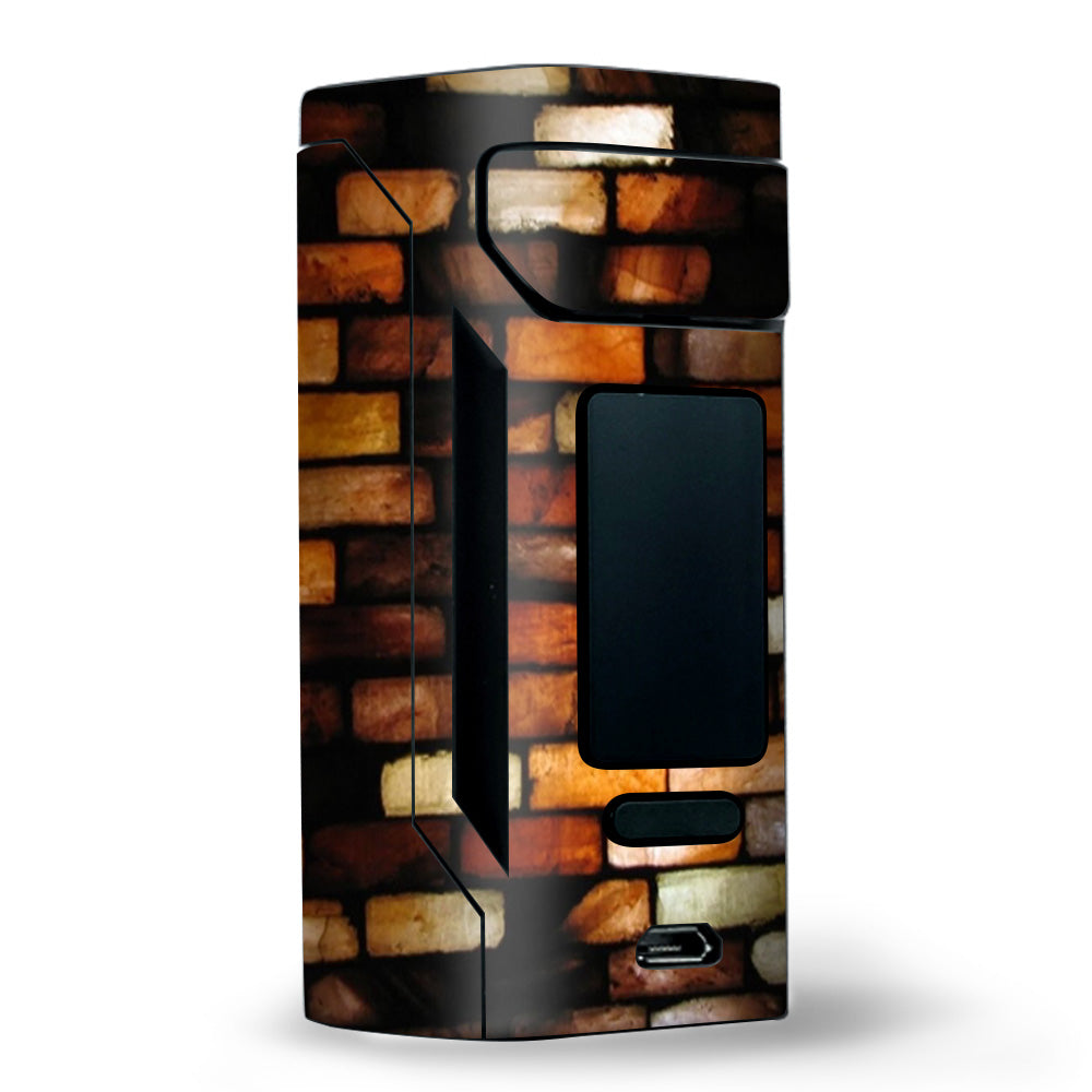  Stained Glass Bricks Brick Wall Wismec RX2 20700 Skin