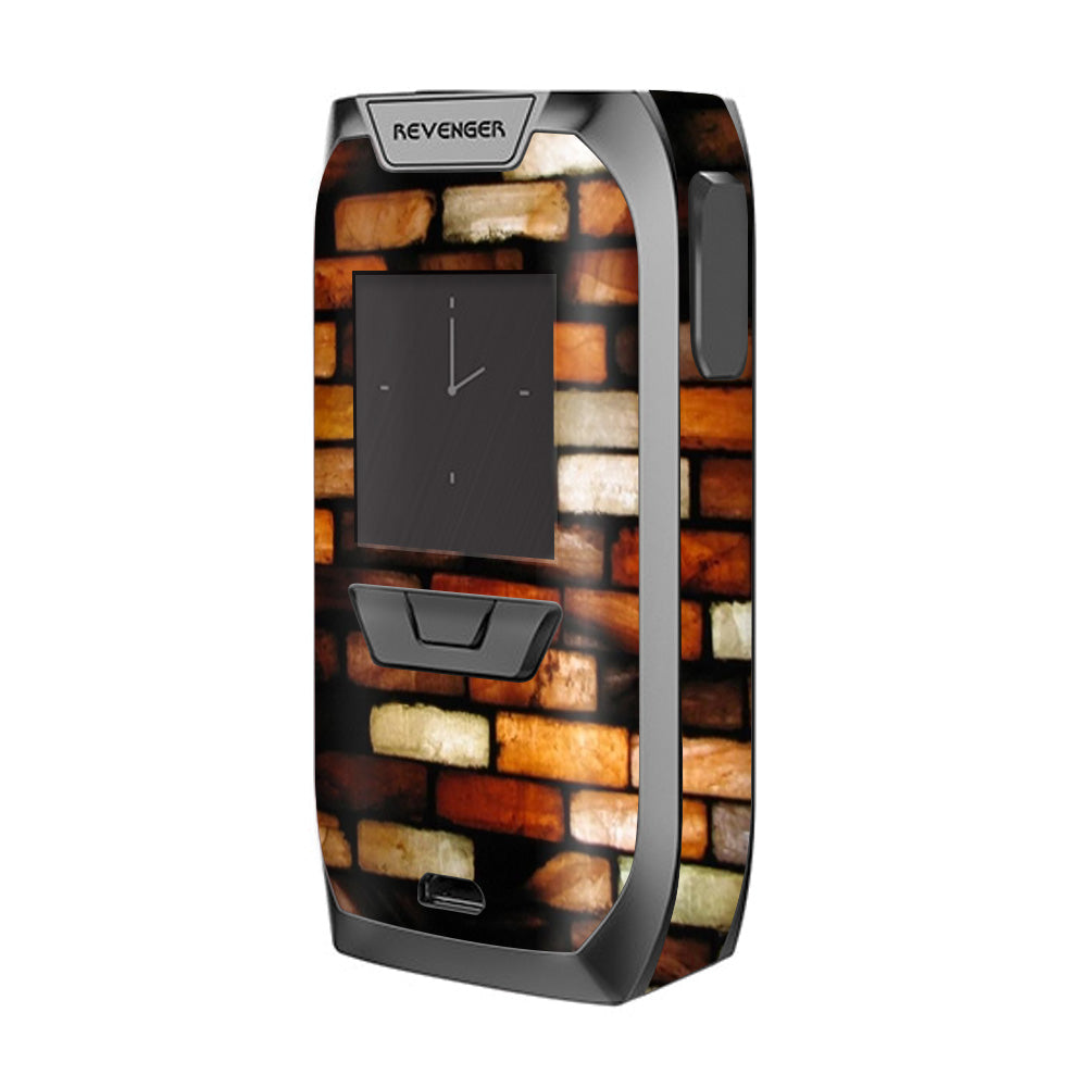  Stained Glass Bricks Brick Wall Vaporesso Revenger Skin