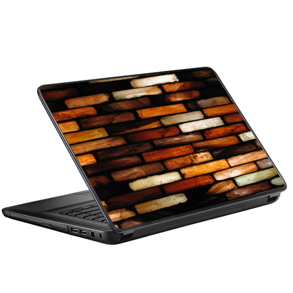  Stained Glass Bricks Brick Wall Universal 13 to 16 inch wide laptop Skin