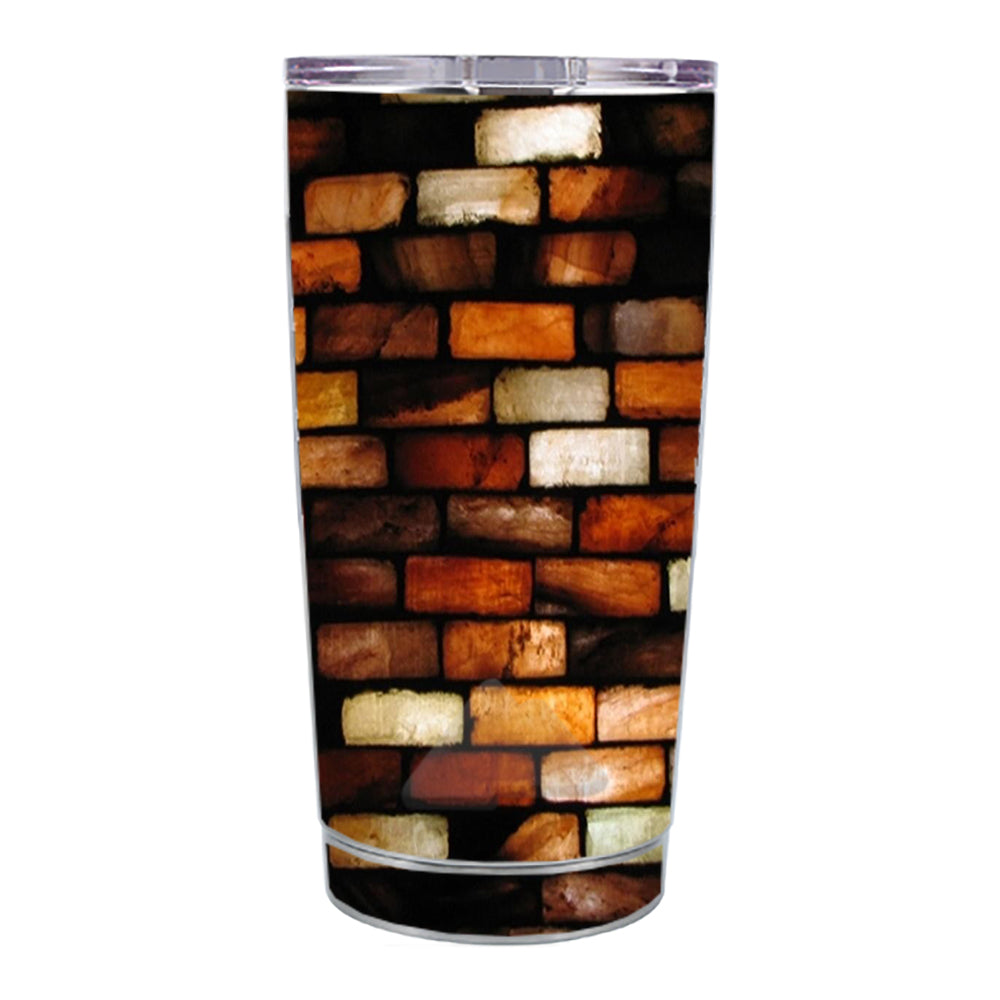  Stained Glass Bricks Brick Wall Ozark Trail 20oz Tumbler Skin